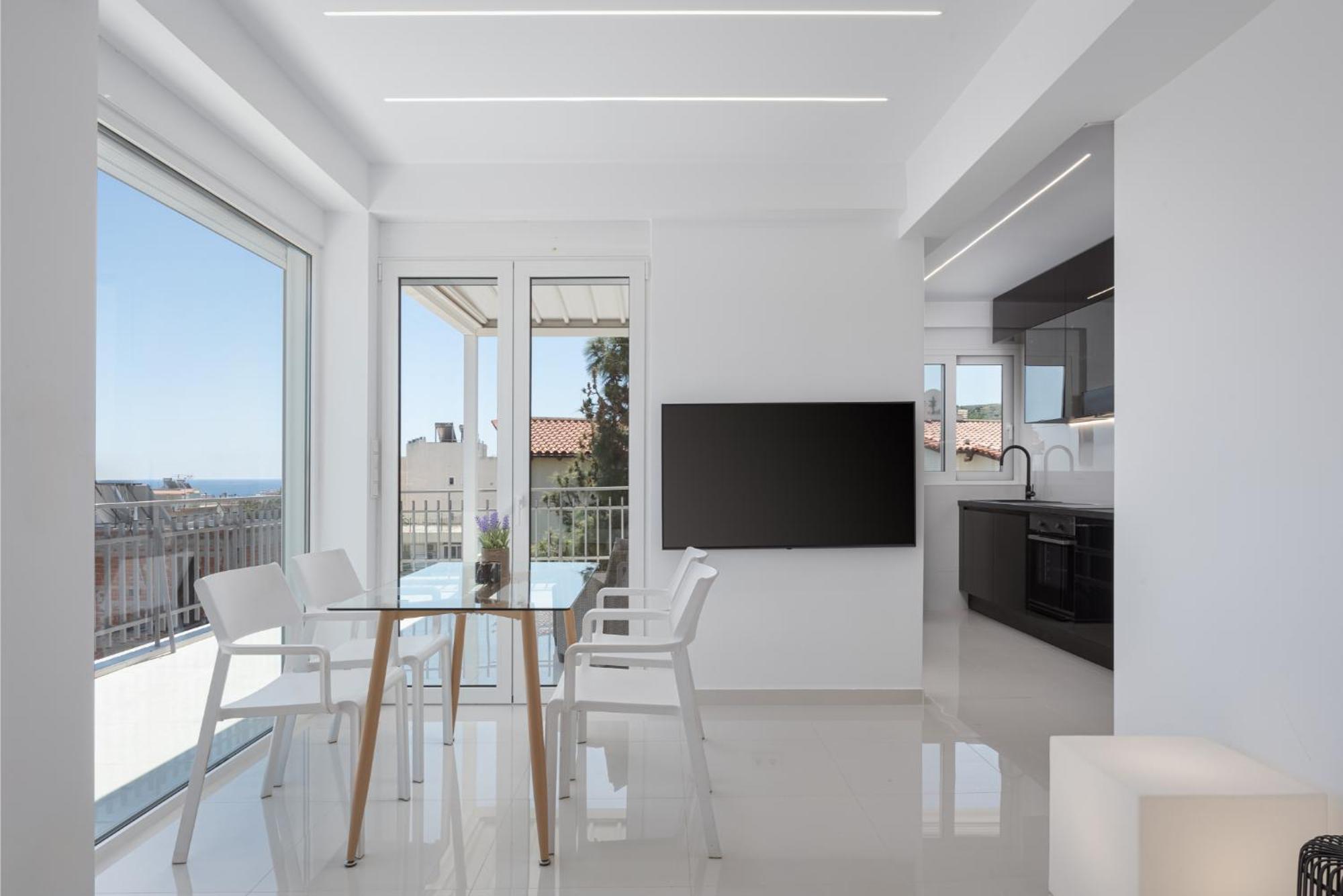 Athenian Riviera Penthouse Apartment Varkiza Luaran gambar