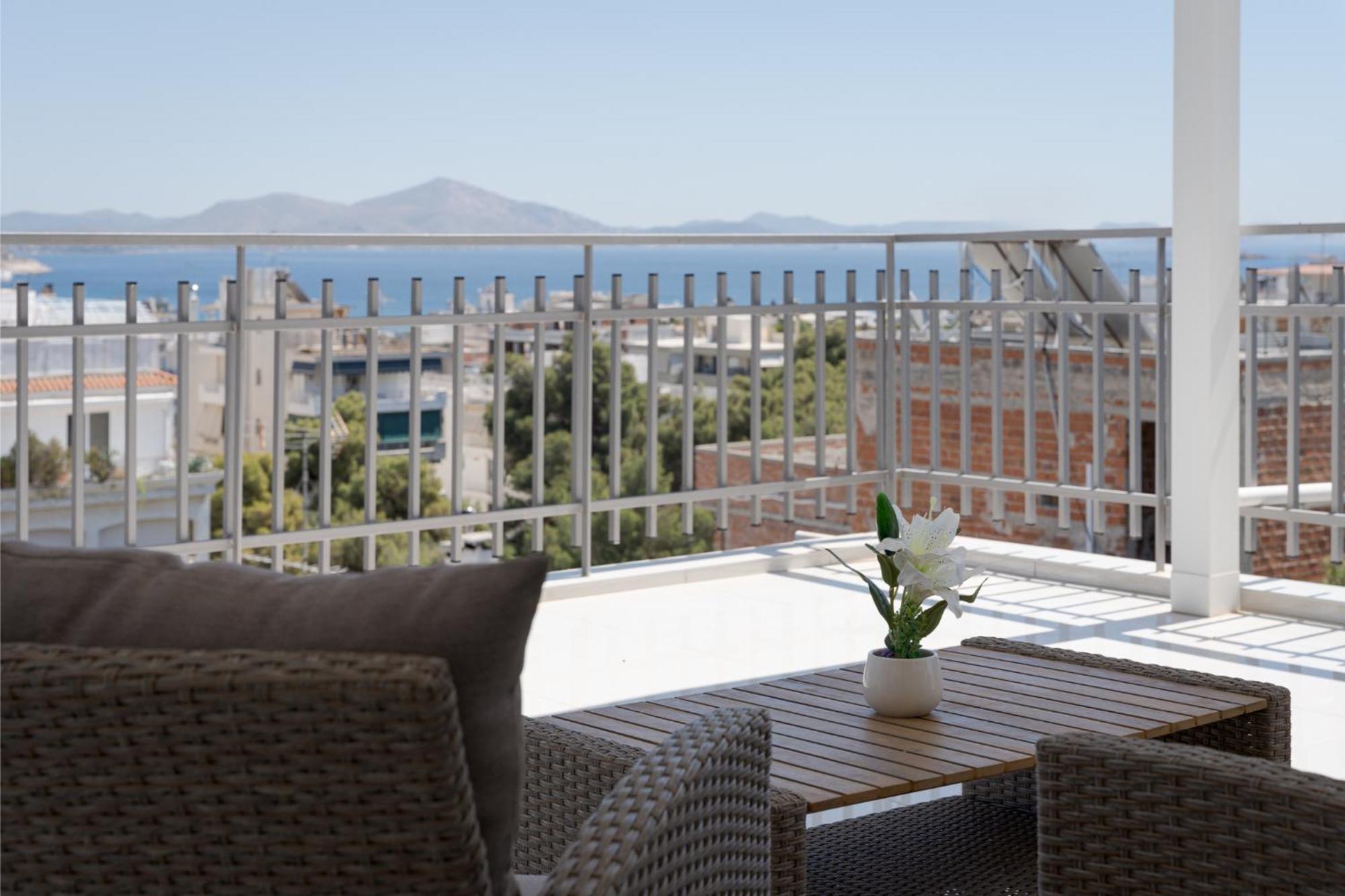 Athenian Riviera Penthouse Apartment Varkiza Luaran gambar