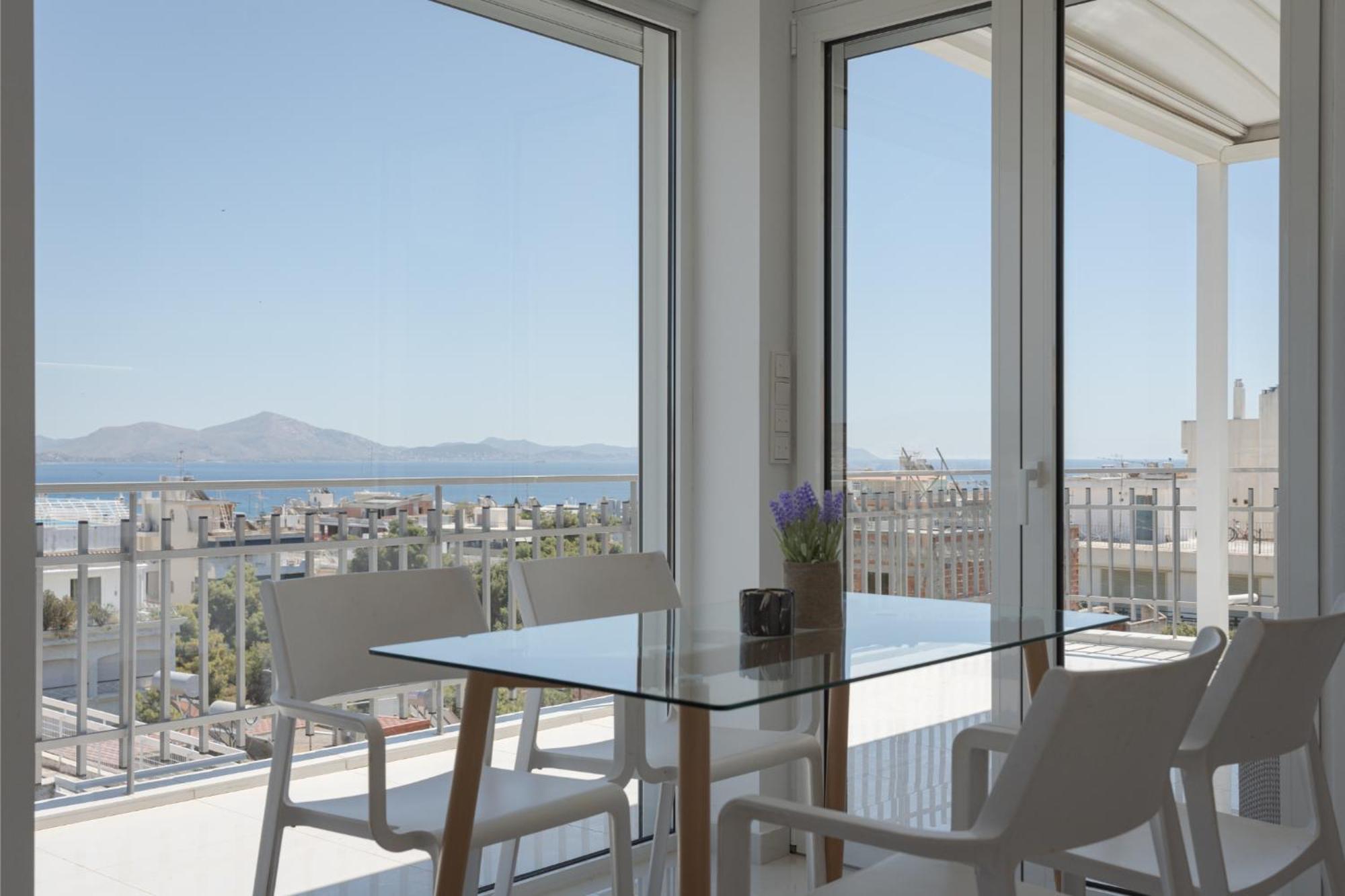Athenian Riviera Penthouse Apartment Varkiza Luaran gambar